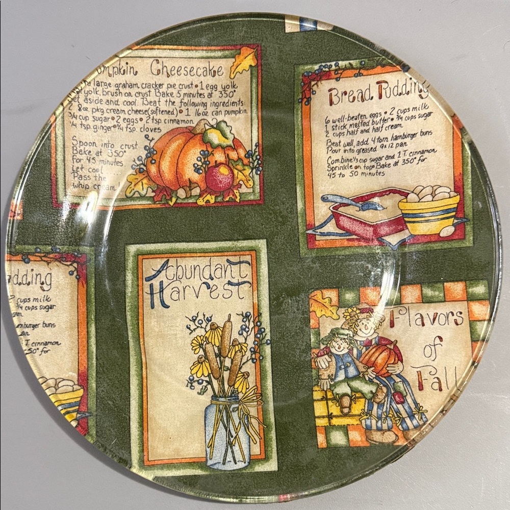 Flavors of Fall Ceramic Dinner Plate